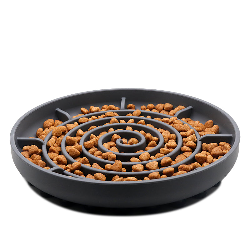 Dog Slow Food Bowl Anti-tumble Round